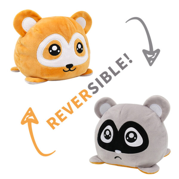 Racoon Reversible Plushie