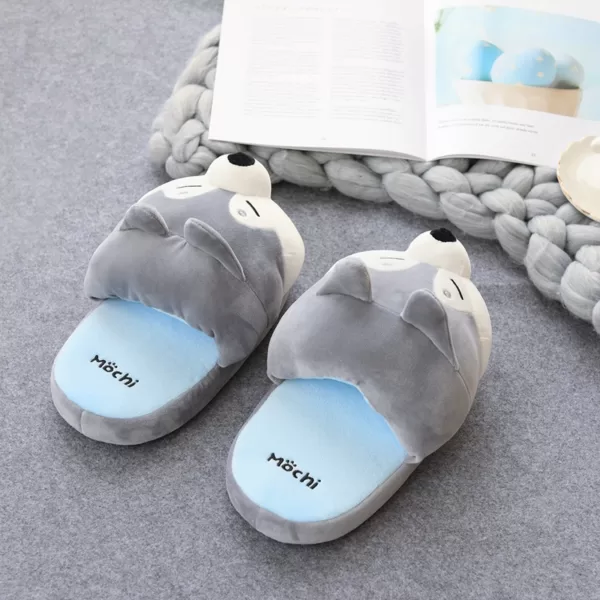 Wolf Plushie Slippers