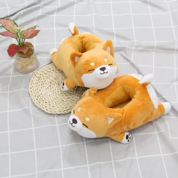 Shiba Inu Plushie Slippers