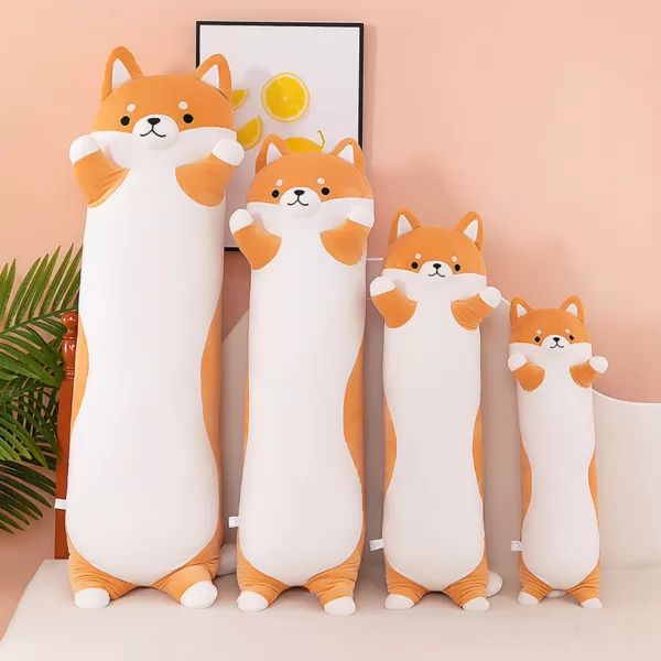 Long Shiba Inu Plushie Pillows