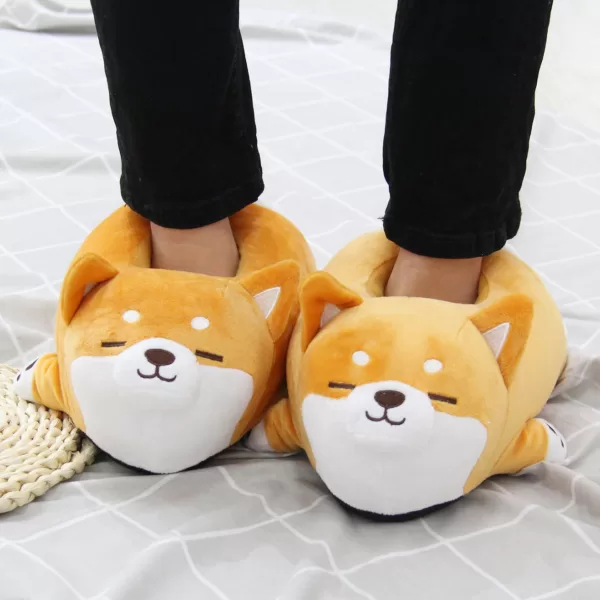 Shiba Inu Plushie Slippers