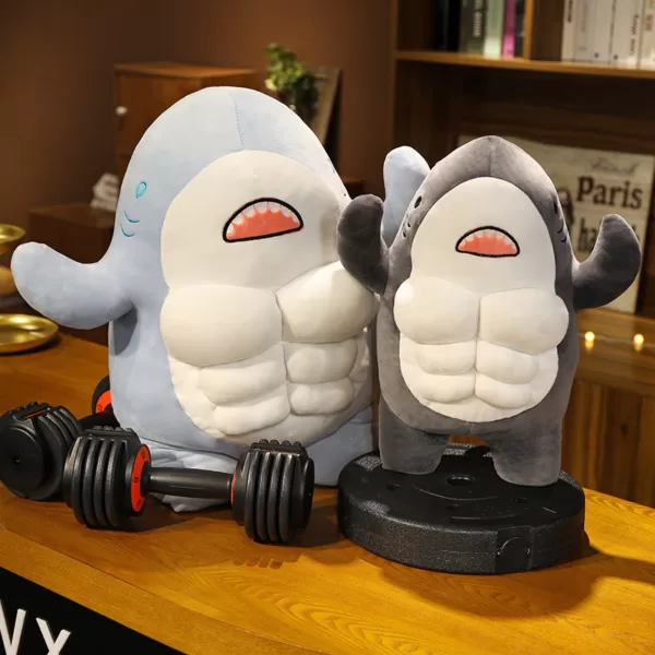 Muscle Shark Plushie