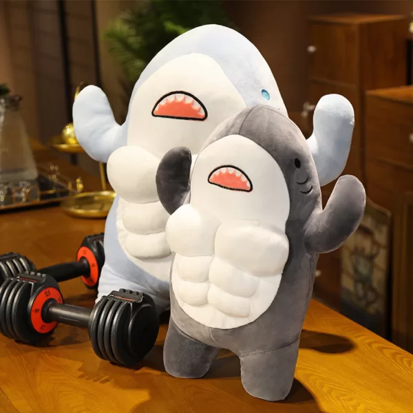 Muscle Shark Plushie